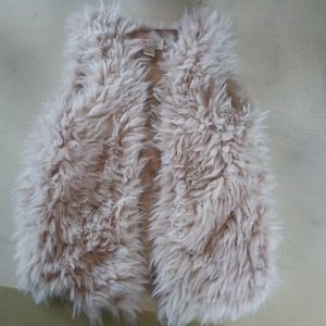 SOLD NWOT Kids faux fur vest